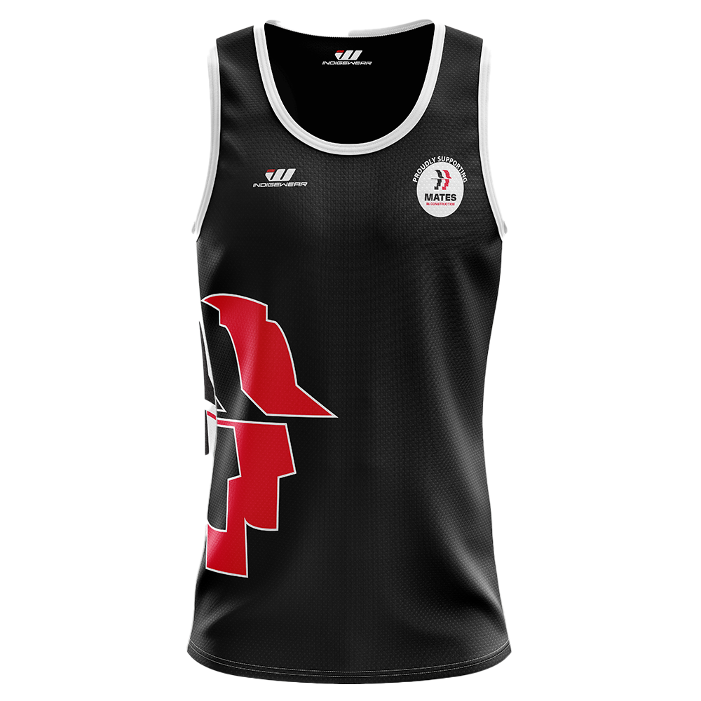 Proudly Supporting Mates in Construction NT - Singlet (Black)