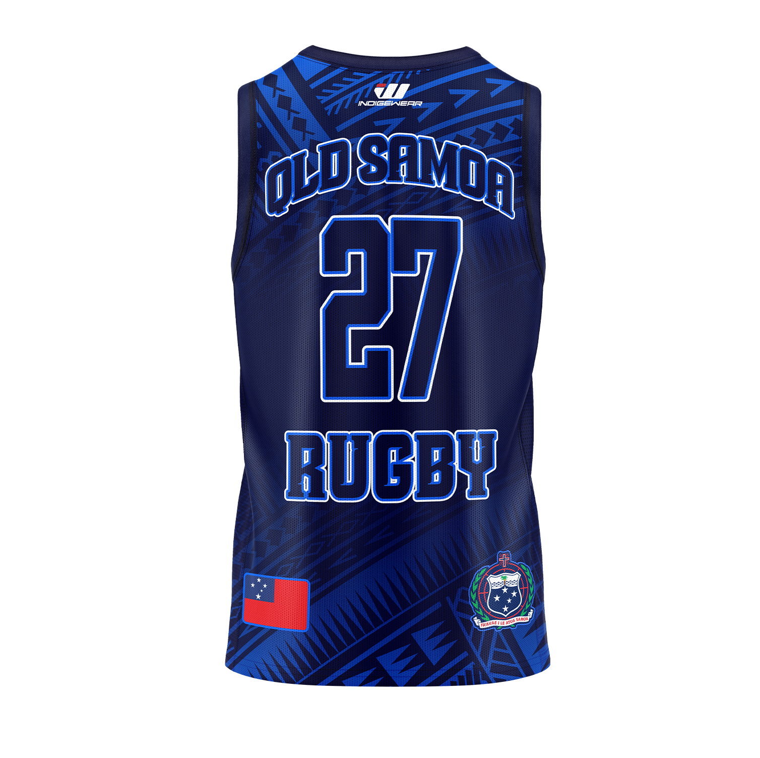 QLD Samoa Basket Ball Singlet