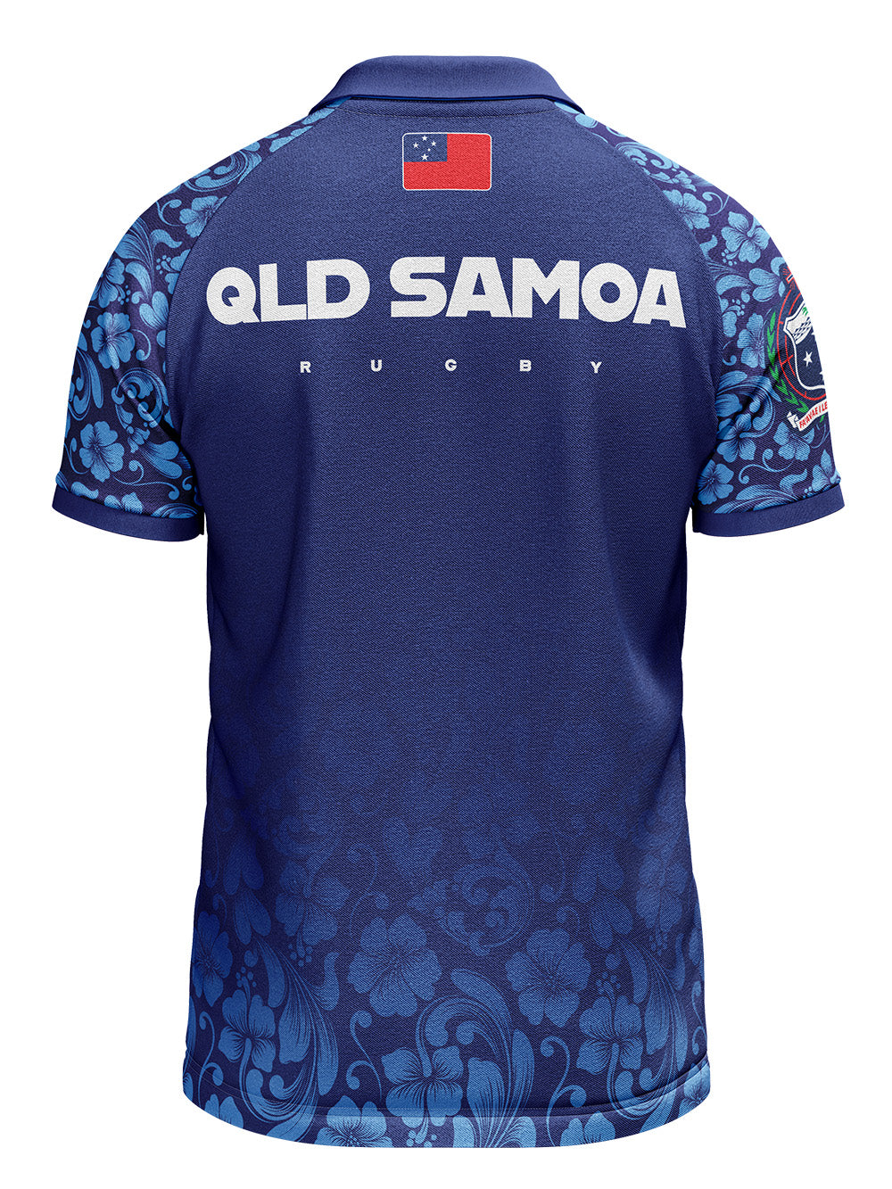 QLD Samoa Rugby Polo - Blue