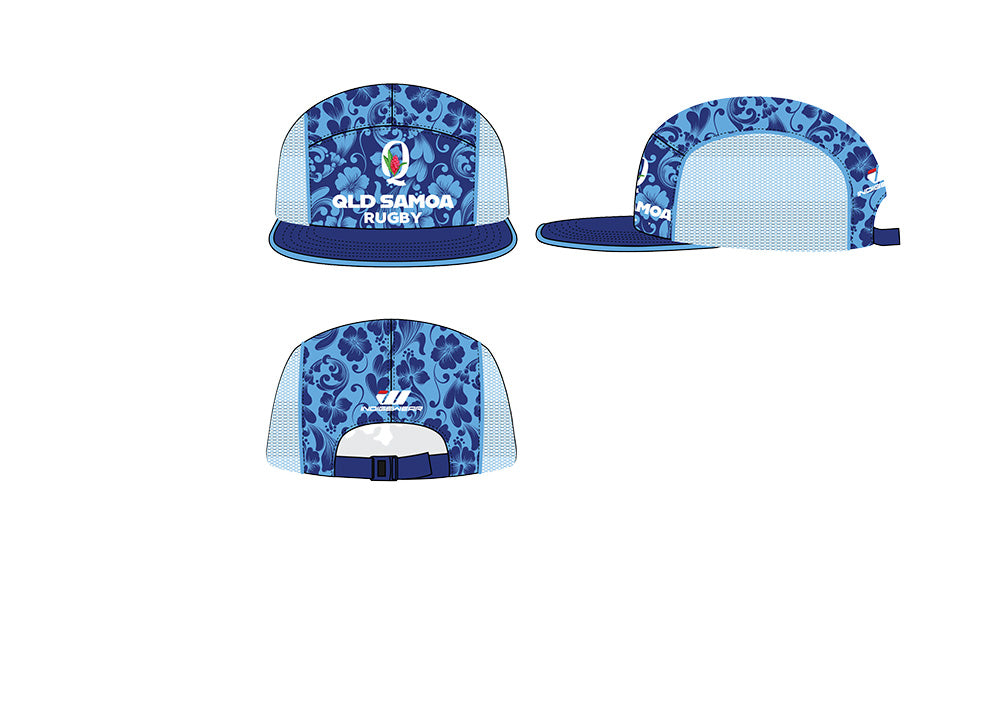 QLD Samoa Rugby 5 Panel Sports Caps